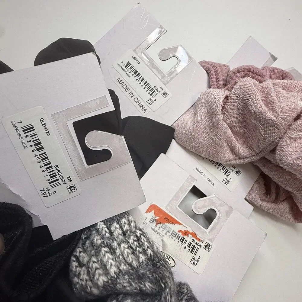 Berry 8 Set Large Hair Accessories Lot 15 Scrunchies & Hair Claws Bundle New